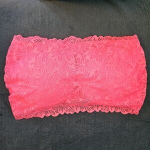 No Boundaries Bandeau with lace over the top